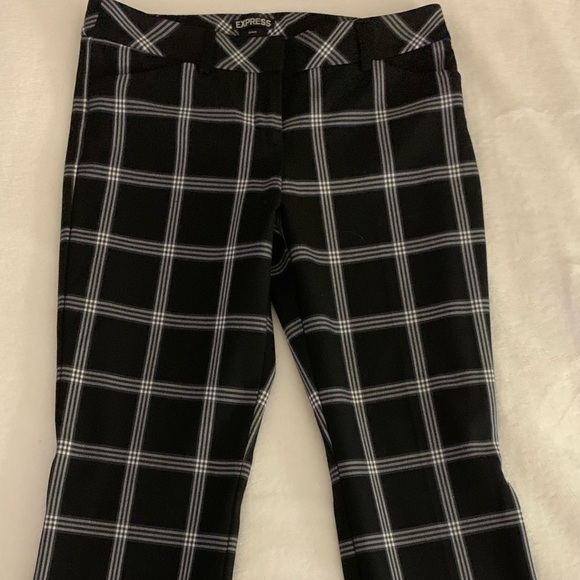 Express Pants - Express Editor plaid pants